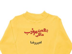 بلوز آستین بلند لیمویی بهمن ماهی