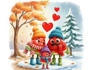 بلوز آستین بلند لیمویی طرح خانواده قشنگ هندونه ای